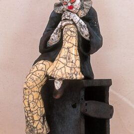 le clown en raku-Emmanuelle Not