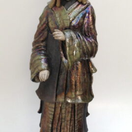 sculpture Geisha raku-Emmanuelle Not