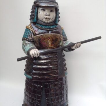 sculpture samouraï raku-Takumi-Emmanuelle Not