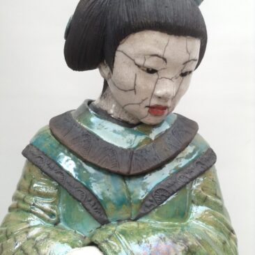 sculpture geisha raku-Haruna-Emmanuelle Not