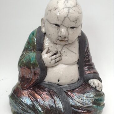 sculpture raku-Sage-Emmanuelle Not