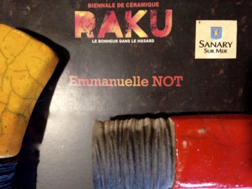 Sanary-sur-Mer-biennale raku-Emmanuelle Not