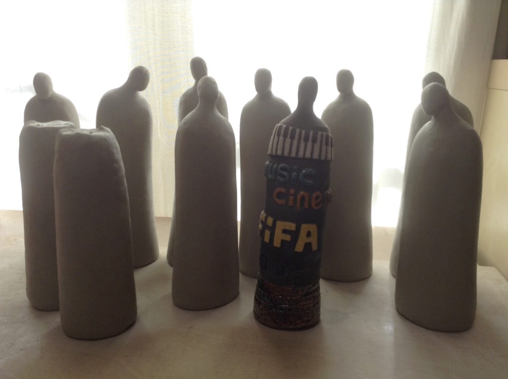 trophées music et cinéma-FIFA Aubagne-modelage-Emmanuelle Not