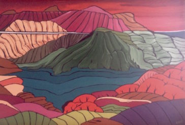 Horizons - peinture - Emmanuelle Not