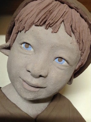 Lutin3 - modelage - Emmanuelle Not